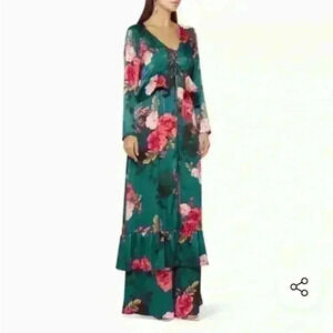 MISA LOS ANGELES Floral Morgan Robe Top Dress romantic feminine